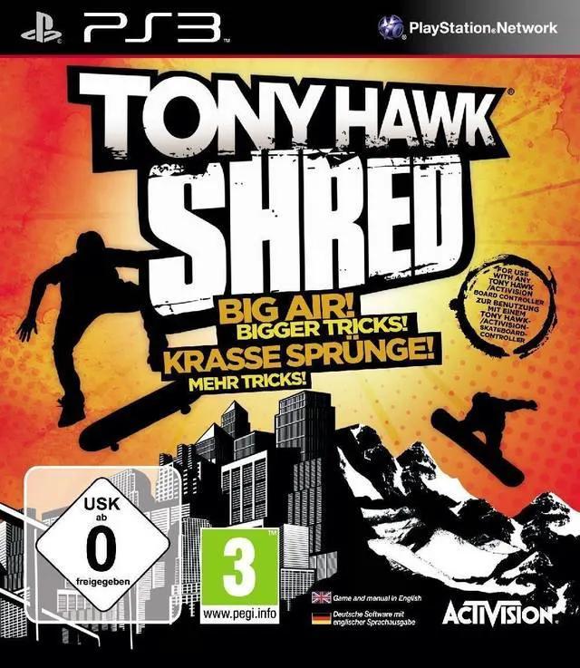 Game | Sony PlayStation PS3 | Tony Hawk: Shred Physical Video Games Game Sony