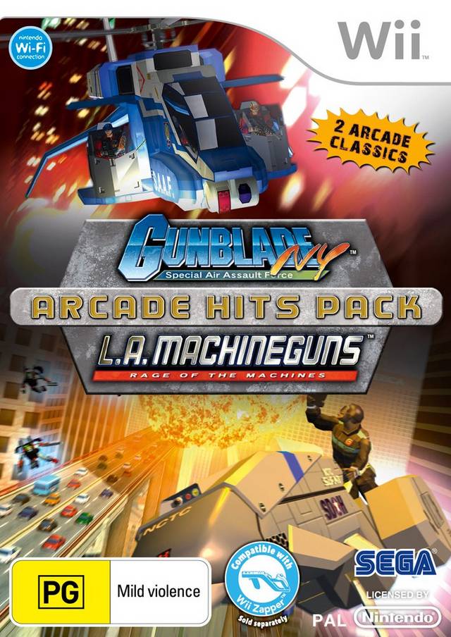Game | Nintendo Wii | Gunblade NY & LA Machineguns: Arcade Hits Pack