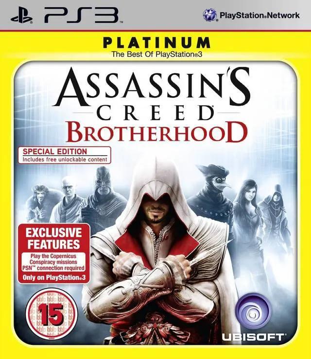 Game | Sony PlayStation PS3 | Assassin's Creed: Brotherhood (Platinum) Physical Video Games Game Sony