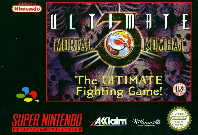 Game | Super Nintendo SNES | Ultimate Mortal Kombat 3 Physical Video Games Game Nintendo