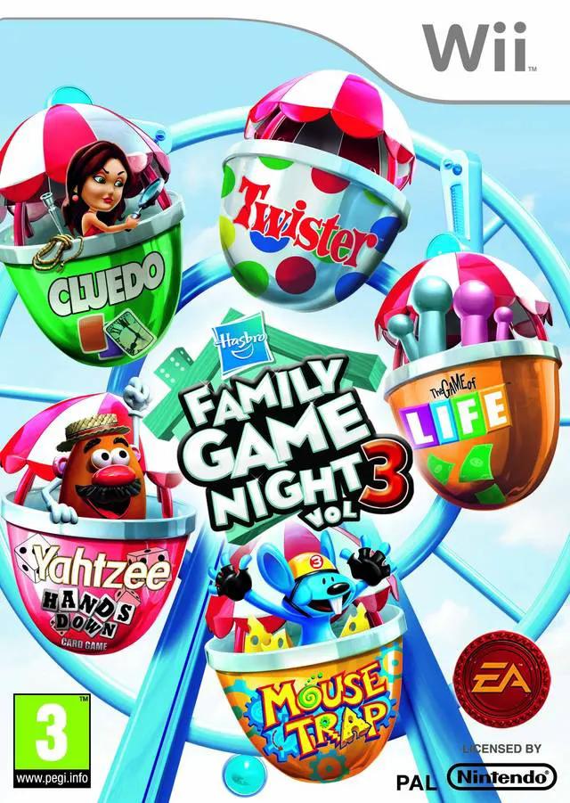 Game | Nintendo Wii | Hasbro Family Game Night 3 Physical Video Games Game Nintendo