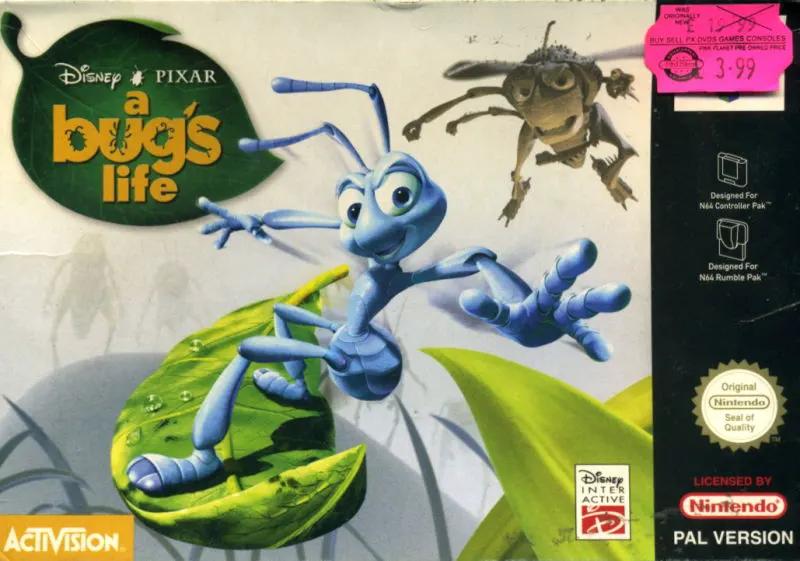 Game | Nintendo N64 | A Bug's Life Physical Video Games Game Nintendo