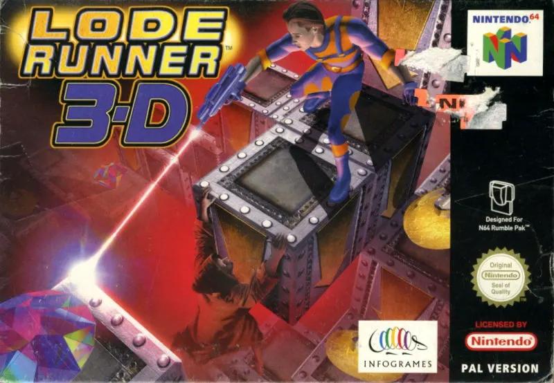 Game | Nintendo N64 | Lode Runner 3D Physical Video Games Game Nintendo