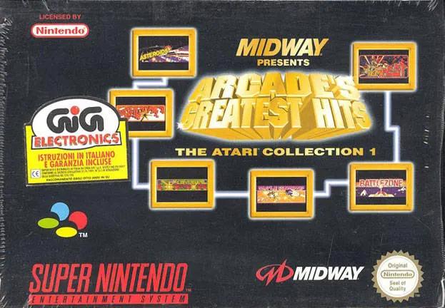 Game | Super Nintendo SNES | Arcade's Greatest Hits Atari Collection 1 Physical Video Games Game Nintendo