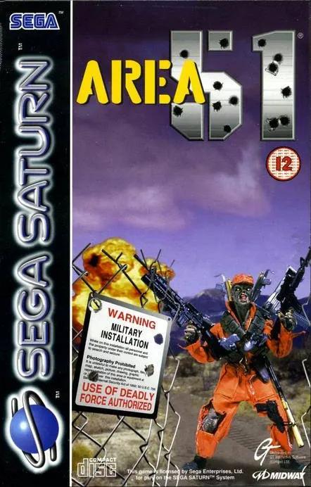 Game | Sega Saturn | Area 51 Physical Video Games Game Sega