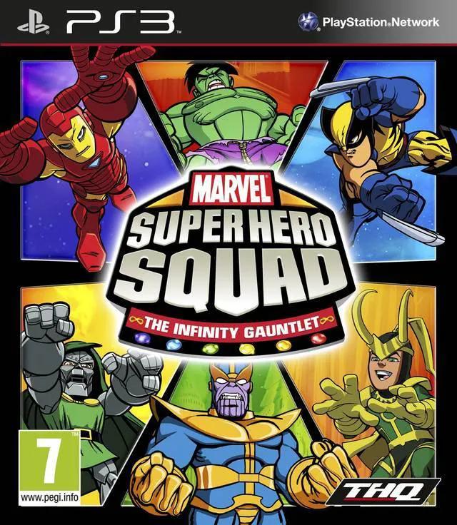 Game | Sony PlayStation PS3 | Marvel Super Hero Squad: The Infinity Gauntlet Physical Video Games Game Sony