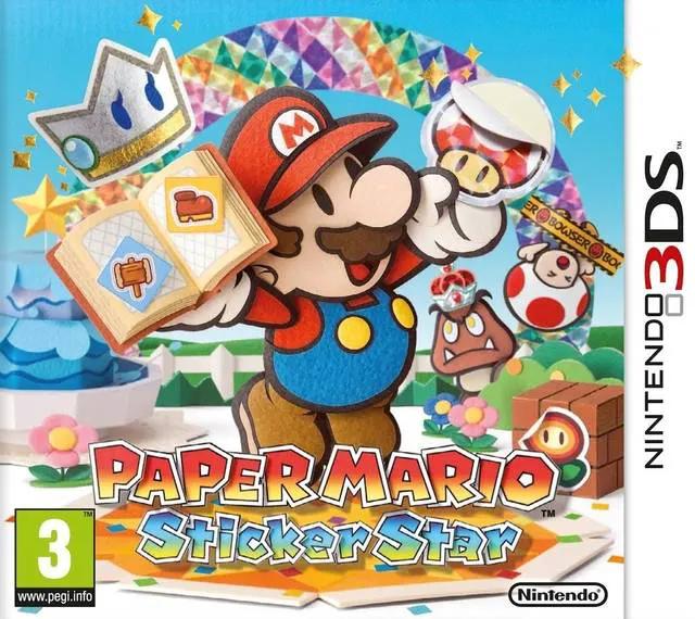 Game | Nintendo 3DS | Paper Mario: Sticker Star Physical Video Games Game Nintendo
