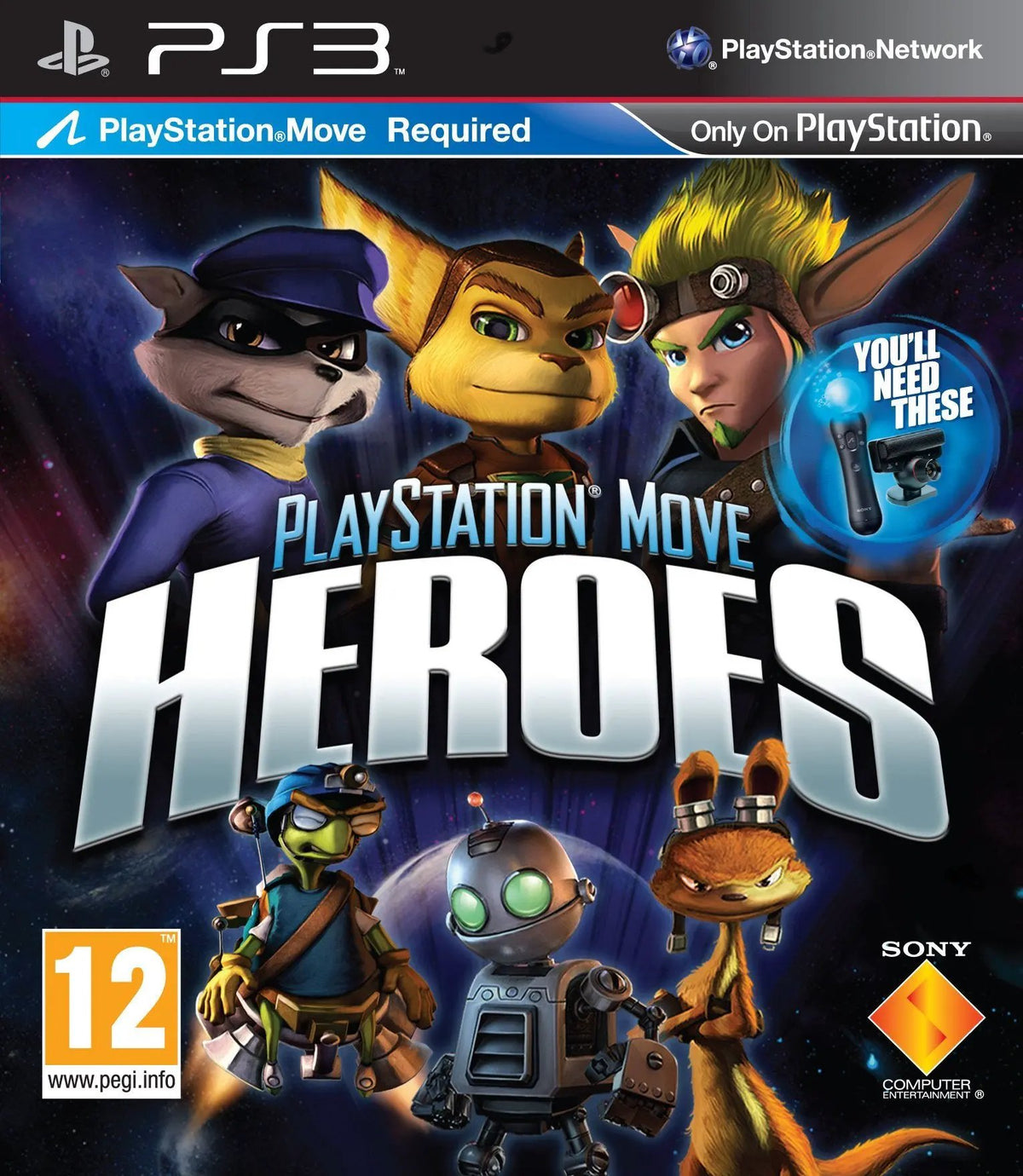 Game | Sony PlayStation PS3 | PlayStation Move Heroes Physical Video Games Game Sony