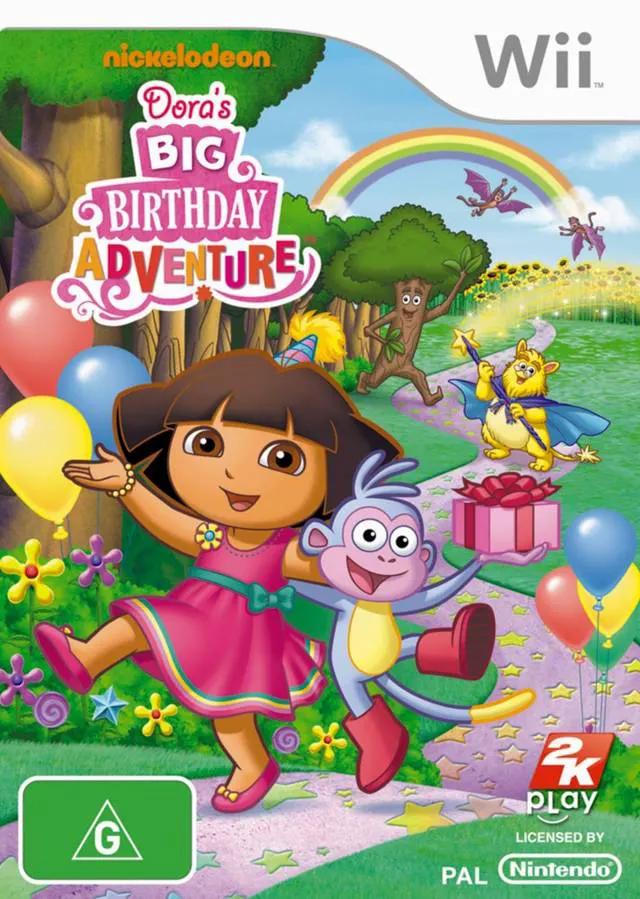 Game | Nintendo Wii | Dora's Big Birthday Adventure Physical Video Games Game Nintendo