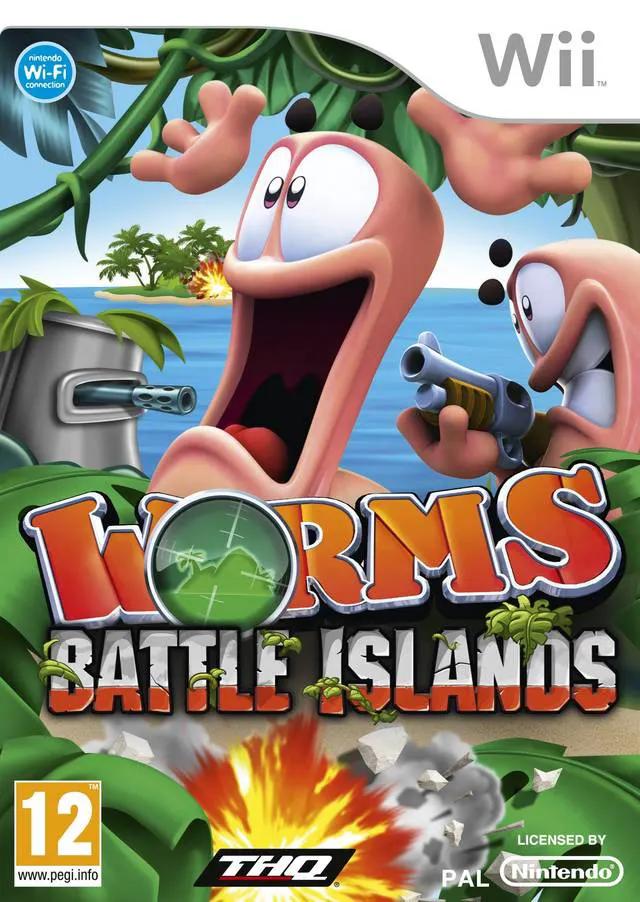 Game | Nintendo Wii | Worms: Battle Islands Physical Video Games Game Nintendo