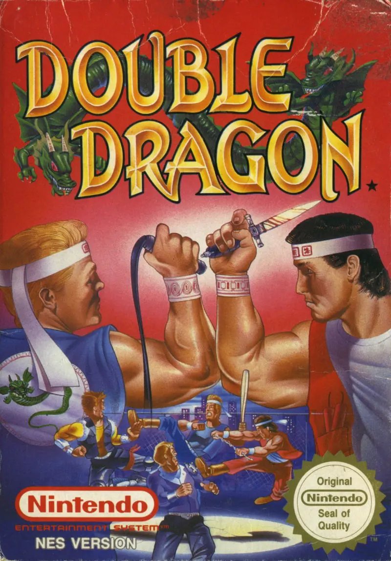 Game | Nintendo NES | Double Dragon Physical Video Games Game Nintendo