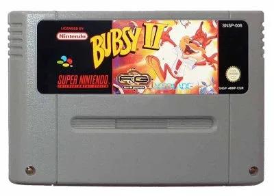 Game | Super Nintendo SNES | Bubsy II Physical Video Games Game Nintendo