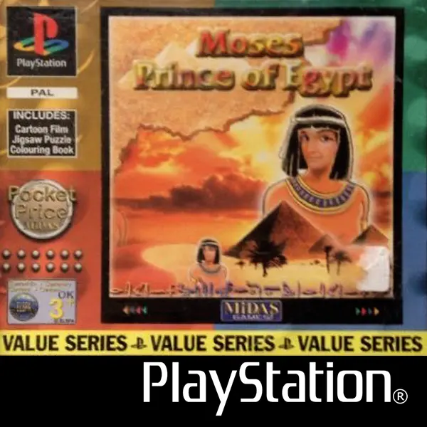 Game | Sony PlayStation PS1 | Moses Prince Of Egypt Physical Video Games Game Sony