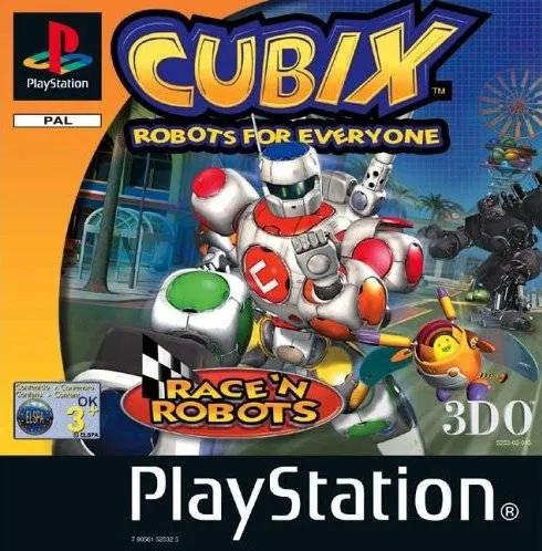 Game | Sony PlayStation PS1 | Cubix Robots For Everyone Race N Robots Physical Video Games Game Sony