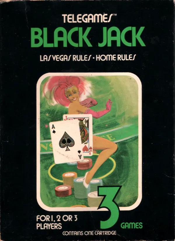 Game | Atari 2600 | Blackjack (Tele Games) Physical Video Games Game Atari