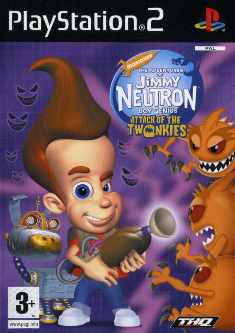 Game | Sony PlayStation PS2 | Jimmy Neutron Attack Of The Twonkies Physical Video Games Game Sony