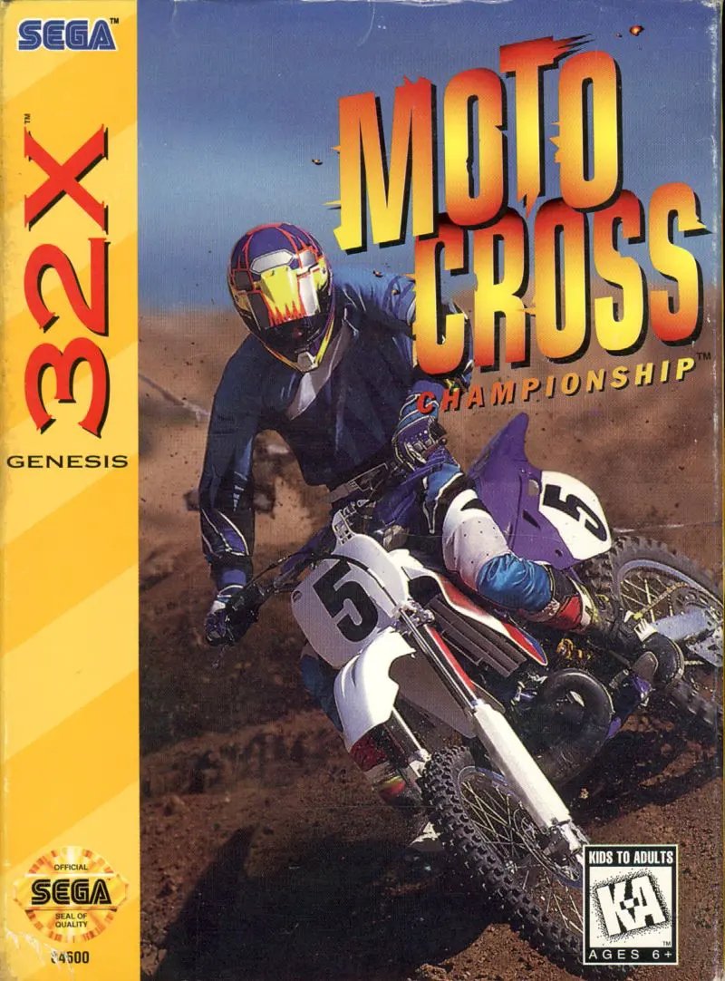 Game | Sega Mega Drive 32X | Moto Cross Championship Physical Video Games Game Sega