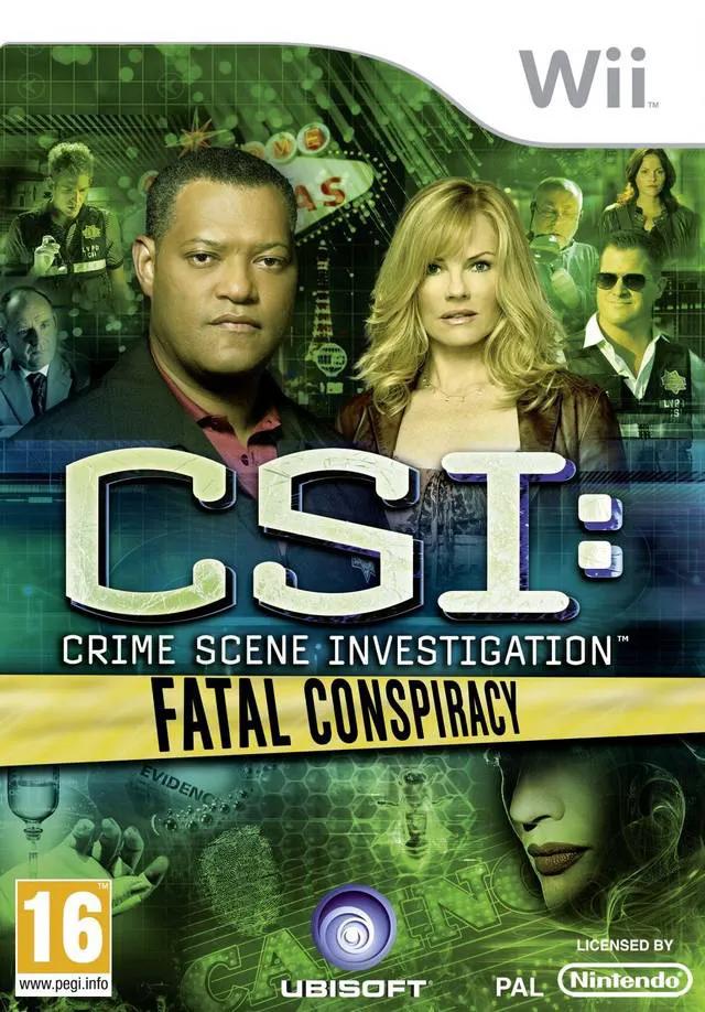 Game | Nintendo Wii | CSI: Crime Scene Investigation: Fatal Conspiracy Physical Video Games Game Nintendo