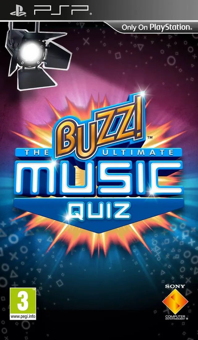 Game | Sony PSP | Buzz: The Ultimate Music Quiz Physical Video Games Game Sony