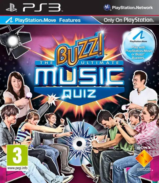 Game | Sony PlayStation PS3 | Buzz!: The Ultimate Music Quiz Physical Video Games Game Sony