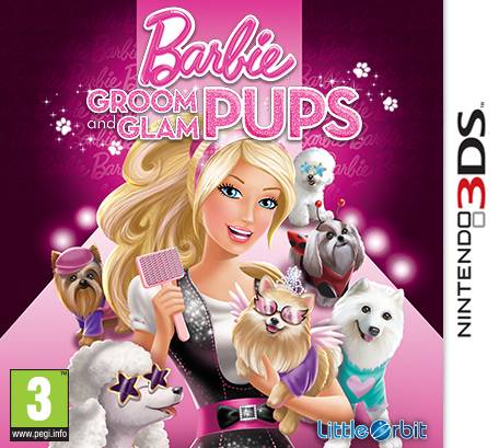 Game Nintendo 3DS Barbie Groom And Glam Pups - Main Image