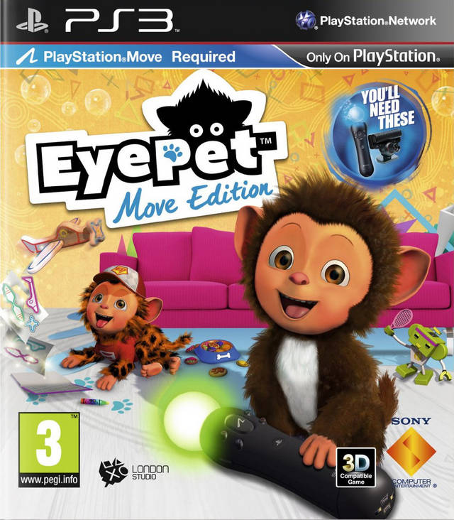 Game | Sony PlayStation PS3 | EyePet Move Edition