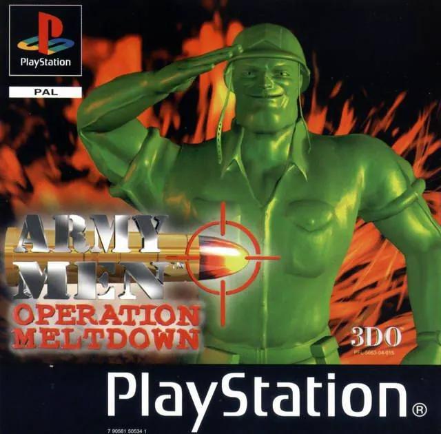 Game | Sony PlayStation PS1 | Army Men Operation Meltdown Physical Video Games Game Sony