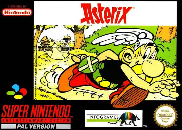 Game | Super Nintendo SNES | Asterix Physical Video Games Game Nintendo