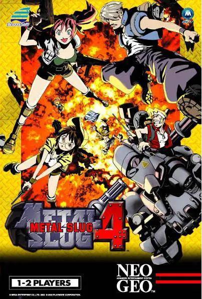 Game | SNK Neo Geo AES | Metal Slug 4 NGH-263 Physical Video Games Game SNK