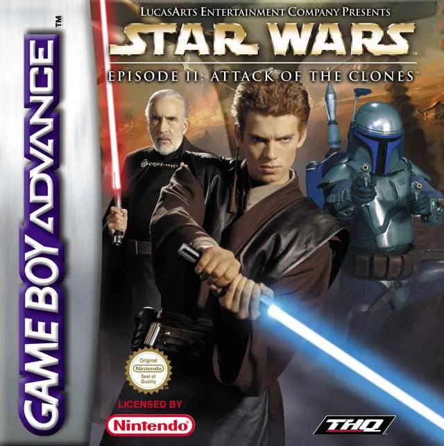 Game | Nintendo Game Boy Advance GBA | Star Wars: Episode II Attack Of The Clones Physical Video Games Game Nintendo