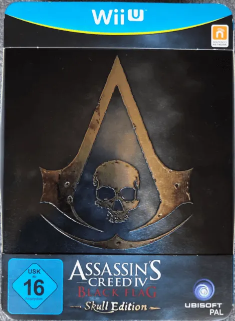 Game | Nintendo Wii U | Assassins Creed IV Black Flag (Skull Edition) Physical Video Games Game Nintendo