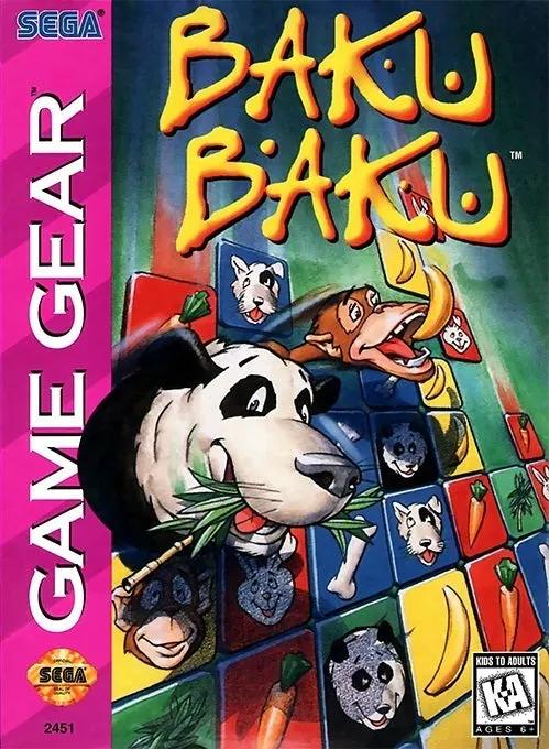 Game | Sega Game Gear | Baku Baku Physical Video Games Game Sega