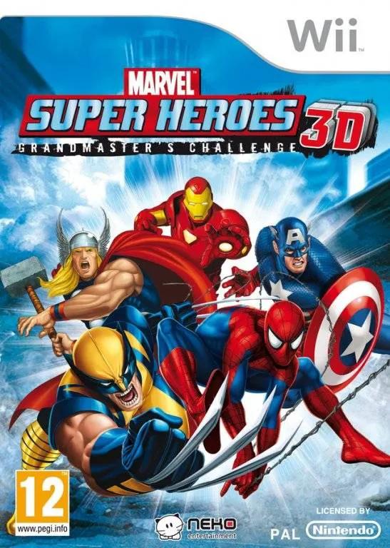 Game | Nintendo Wii | Marvel Super Heroes 3D: Grandmaster's Challenge Physical Video Games Game Nintendo