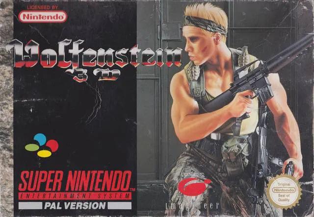 Game | Super Nintendo SNES | Wolfenstein 3D Physical Video Games Game Nintendo
