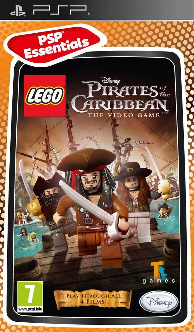 Game | Sony PSP | LEGO Pirates Of The Caribbean: The Video Game (Essentials) Physical Video Games Game Sony