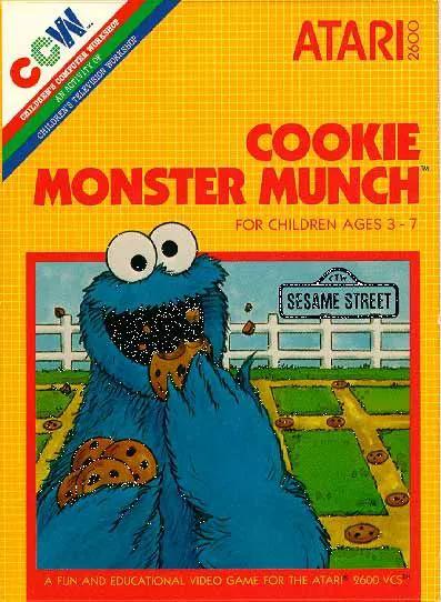 Game | Atari 2600 | Cookie Monster Munch Physical Video Games Game Atari