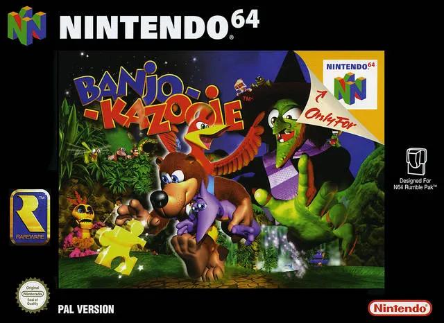 Game | Nintendo N64 | Banjo-Kazooie Physical Video Games Game Nintendo
