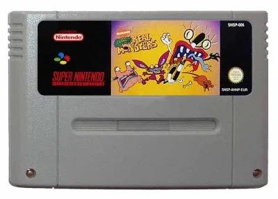 Game | Super Nintendo SNES | AAAHH Real Monsters Physical Video Games Game Nintendo
