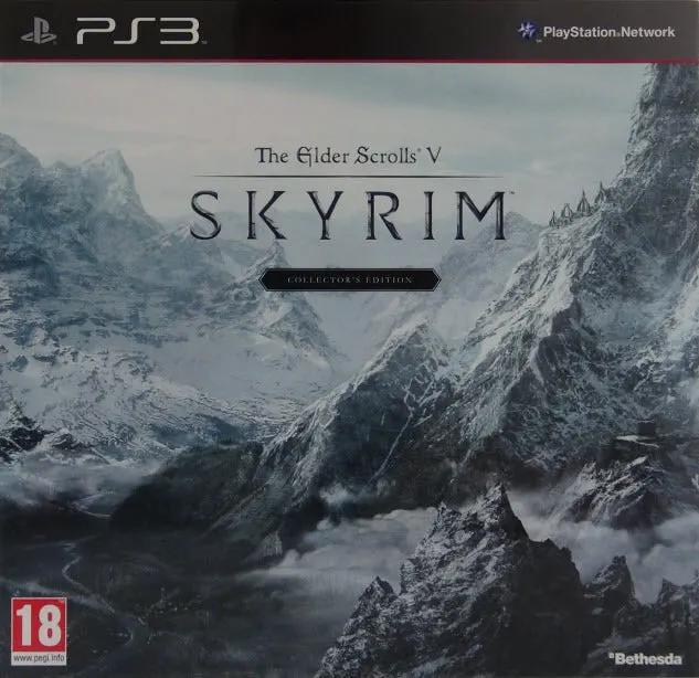 Game | Sony PlayStation PS3 | Elder Scrolls V: Skyrim (Collector's Edition) Physical Video Games Game Sony