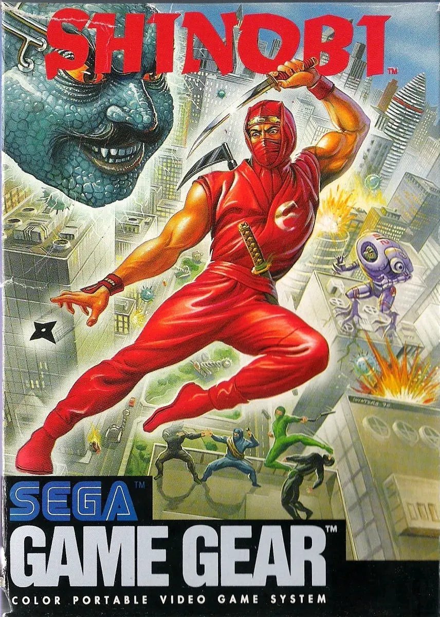 Game | Sega Game Gear | Shinobi Physical Video Games Game Sega