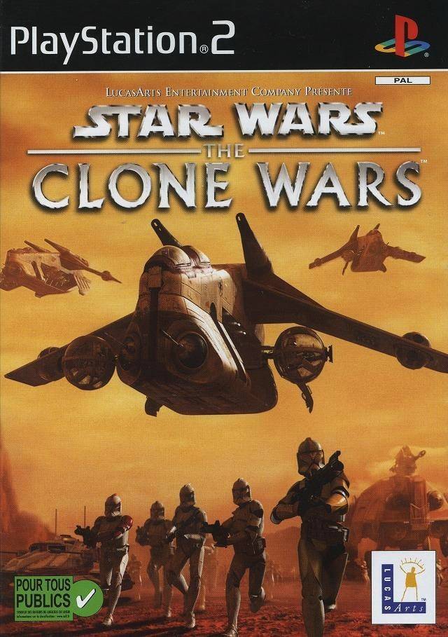 Game | Sony PlayStation PS2 | Star Wars Clone Wars (Platinum)