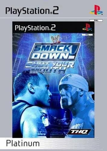 Game | Sony PlayStation PS2 | WWE Smackdown Shut Your Mouth (Platinum) Physical Video Games Game Sony