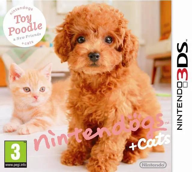 Game | Nintendo 3DS | Nintendogs + Cats: Toy Poodle & New Friends Physical Video Games Game Nintendo