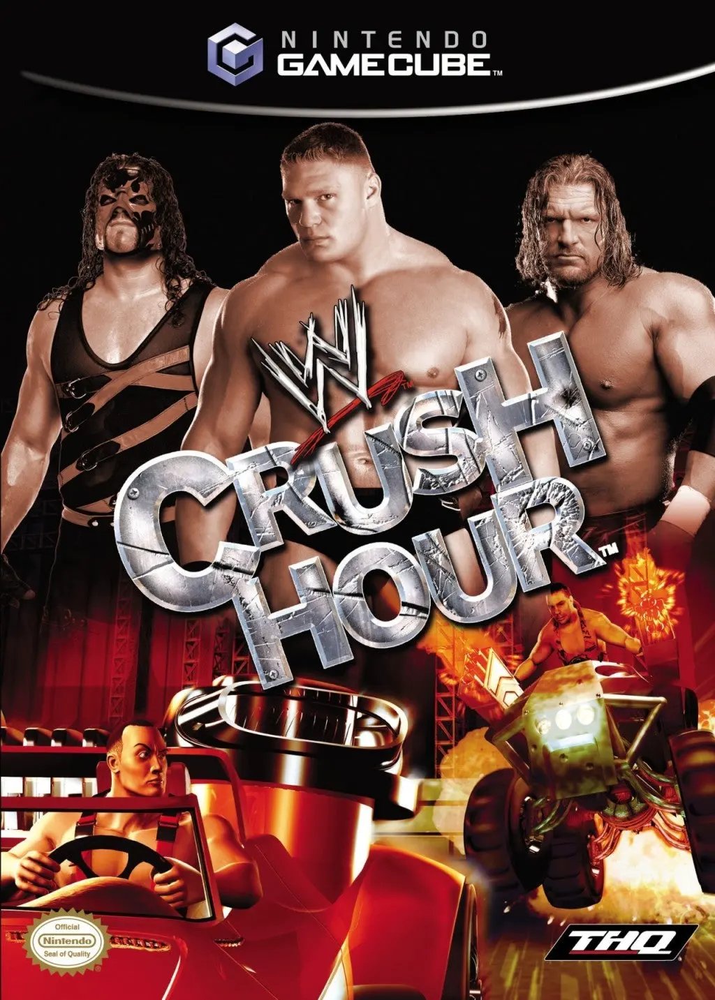 Game | Nintendo GameCube | WWE Crush Hour Physical Video Games Game Nintendo