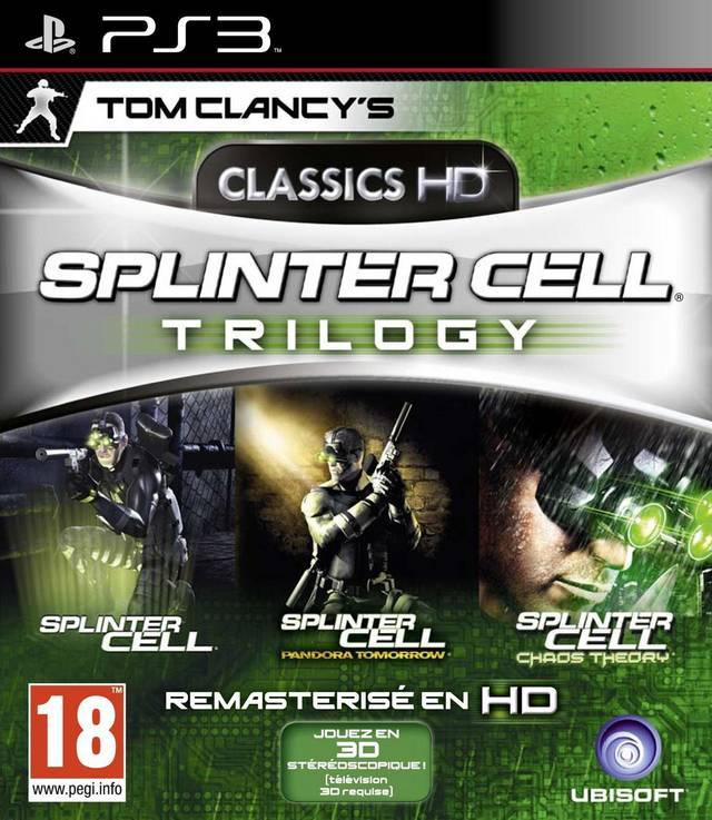 Game | Sony PlayStation PS3 | Splinter Cell Classic Trilogy HD