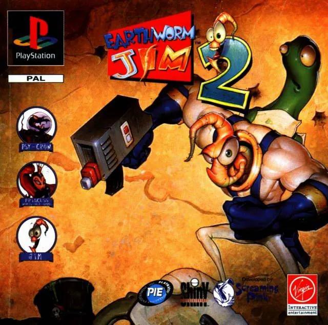 Game | Sony PlayStation PS1 | Earthworm Jim 2 Physical Video Games Game Sony