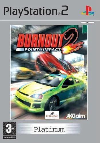Game | Sony PlayStation PS2 | Burnout 2 Point Of Impact (Platinum) Physical Video Games Game Sony