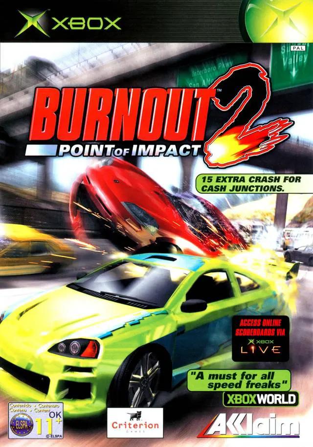 Game | Xbox | Burnout 2: Point Of Impact Physical Video Games Game Microsoft