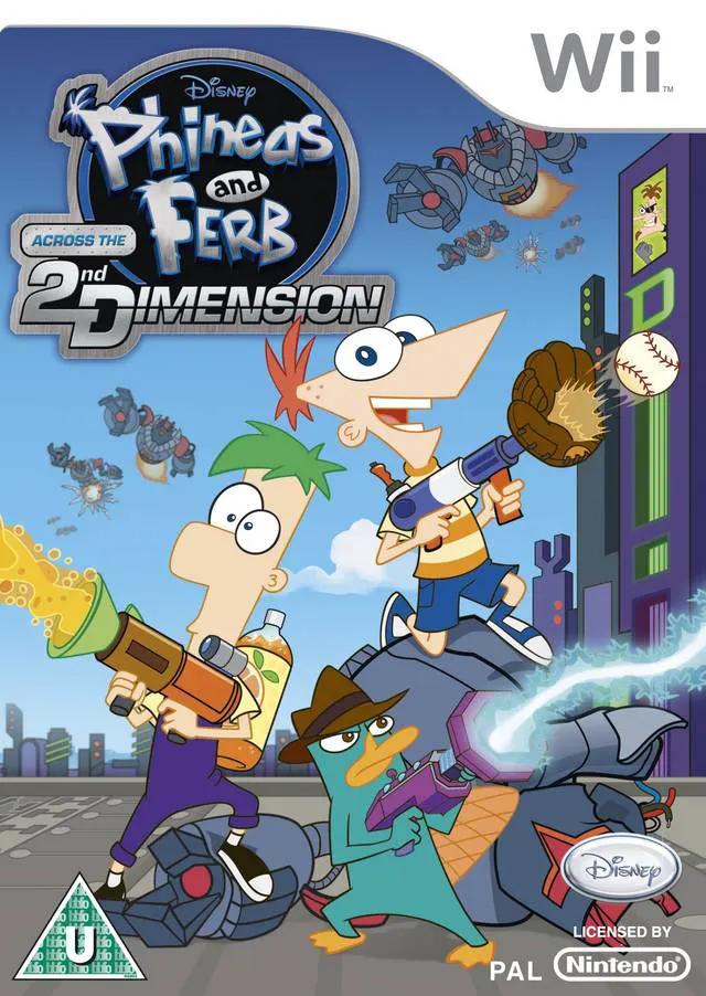 Game | Nintendo Wii | Phineas And Ferb: Across The 2nd Dimension Physical Video Games Game Nintendo