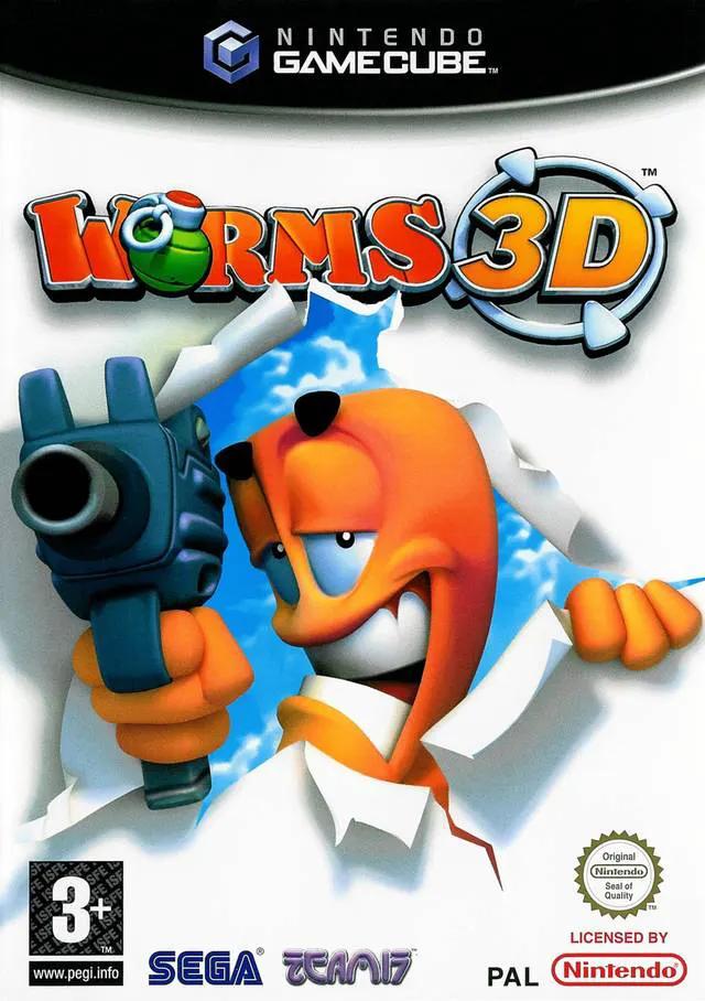 Game | Nintendo GameCube | Worms 3D Physical Video Games Game Nintendo